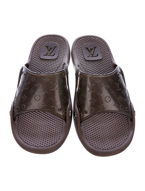 men lv slides|lv sandals men's for sale.